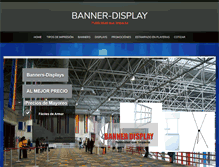 Tablet Screenshot of banner-display.com.mx